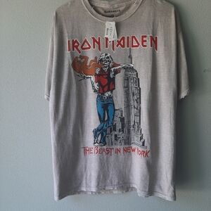 NWT Overisized double sided Iron Maiden